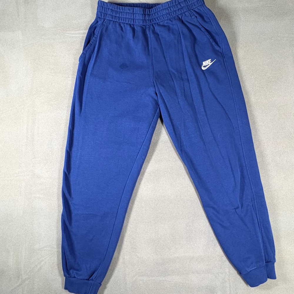 Nike Sportswear Boys Fleece Joggers Royal Blue XL Embroidered Logo Sweatpants